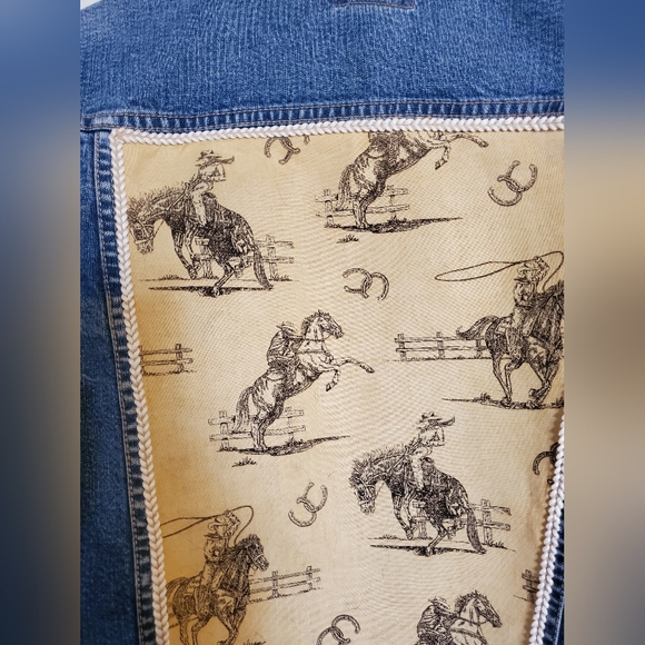 Women's embellished Jean jacket Large - Picture 2 of 6